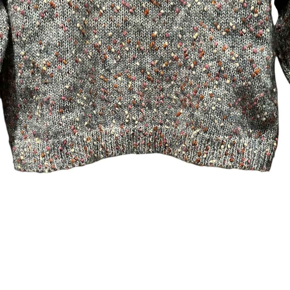 LC Lauren Conrad Women's Blue Knit Mock Neck Long Sleeve Pullover Sweater XS - Picture 6 of 10